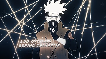 OVERLAY BEHIND CHARACTER - After Effects AMV Tutorial