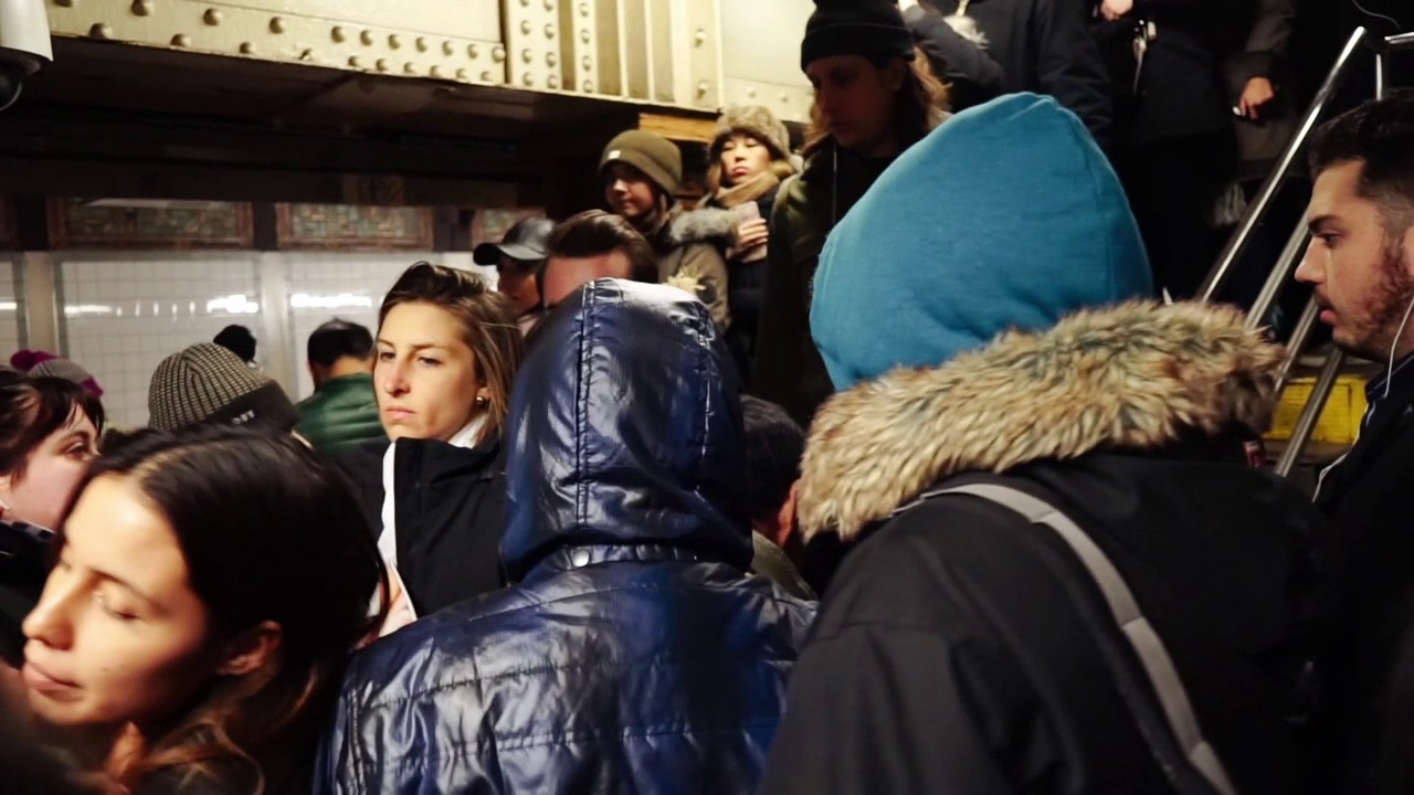 NYC subway egress. 14th st -  Union sq, L train