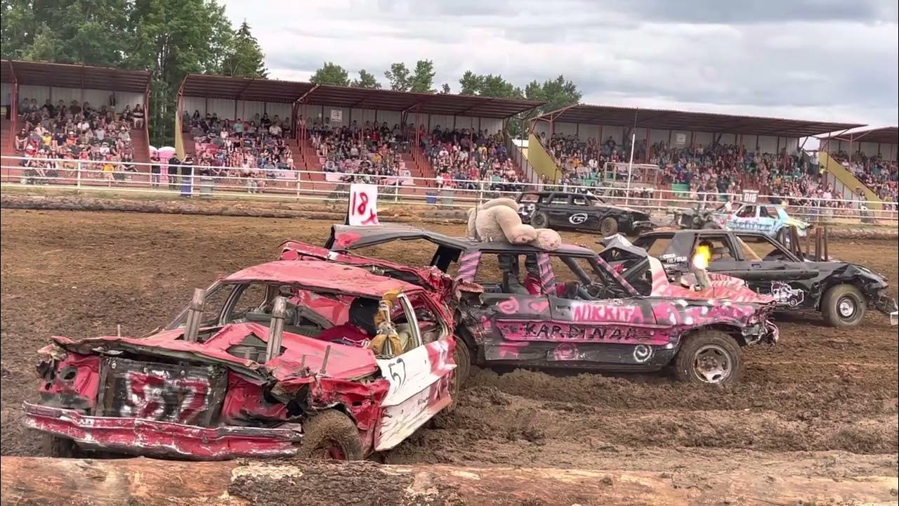 Finals part 2 Manning Alberta Demolition derby 2022 YouTube