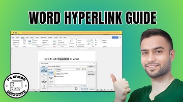 How to Add Hyperlink to Word - Full Tutorial {2025}