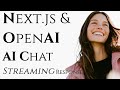 🚀 Build a AI Chat App with Next.js &amp; OpenAI SDK - Complete Tutorial with Streaming Responses