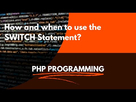 Switch Statement in PHP | How to use the Switch Statement in PHP | When to use the Switch Statement