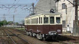 琴電レトロ電車500号仏生山で入換中