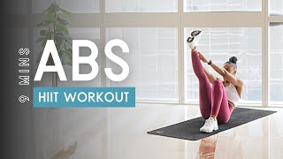 9 MIN BURN ABS HIIT Workout at Home [Bodyweight]