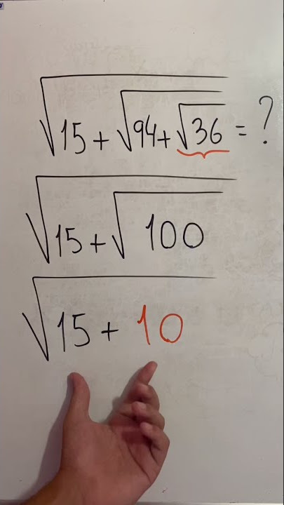 Como simplificar uma raiz quadrada m, sem a decomposição de fatores pr