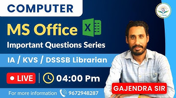 #2 MS Word || Computer Live Class | IT Guru Gajendra sir Live @ 4:00 pm