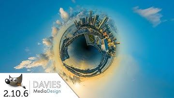 GIMP 2.10 Tutorial: NEW Little Planet Filter (Tiny Planet Effect)