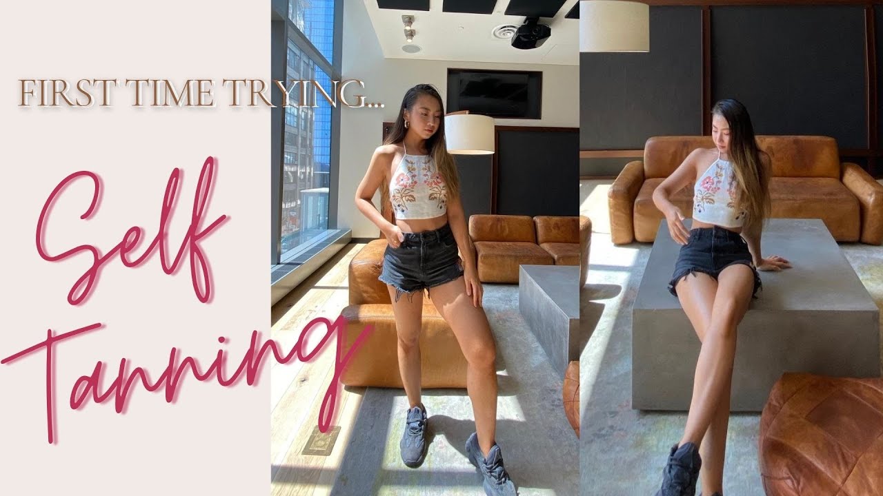 FIRST TIME SELF TANNING *confidence gained* Coco & Eve Tanner Review