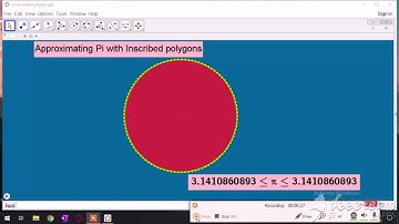 Approximating Pi with Inscribed Polygons