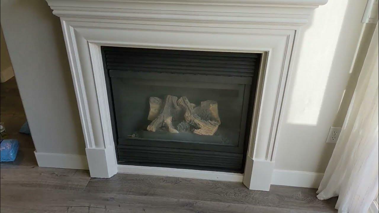 How to turn on and off a gas fireplace gas line and pilot light YouTube