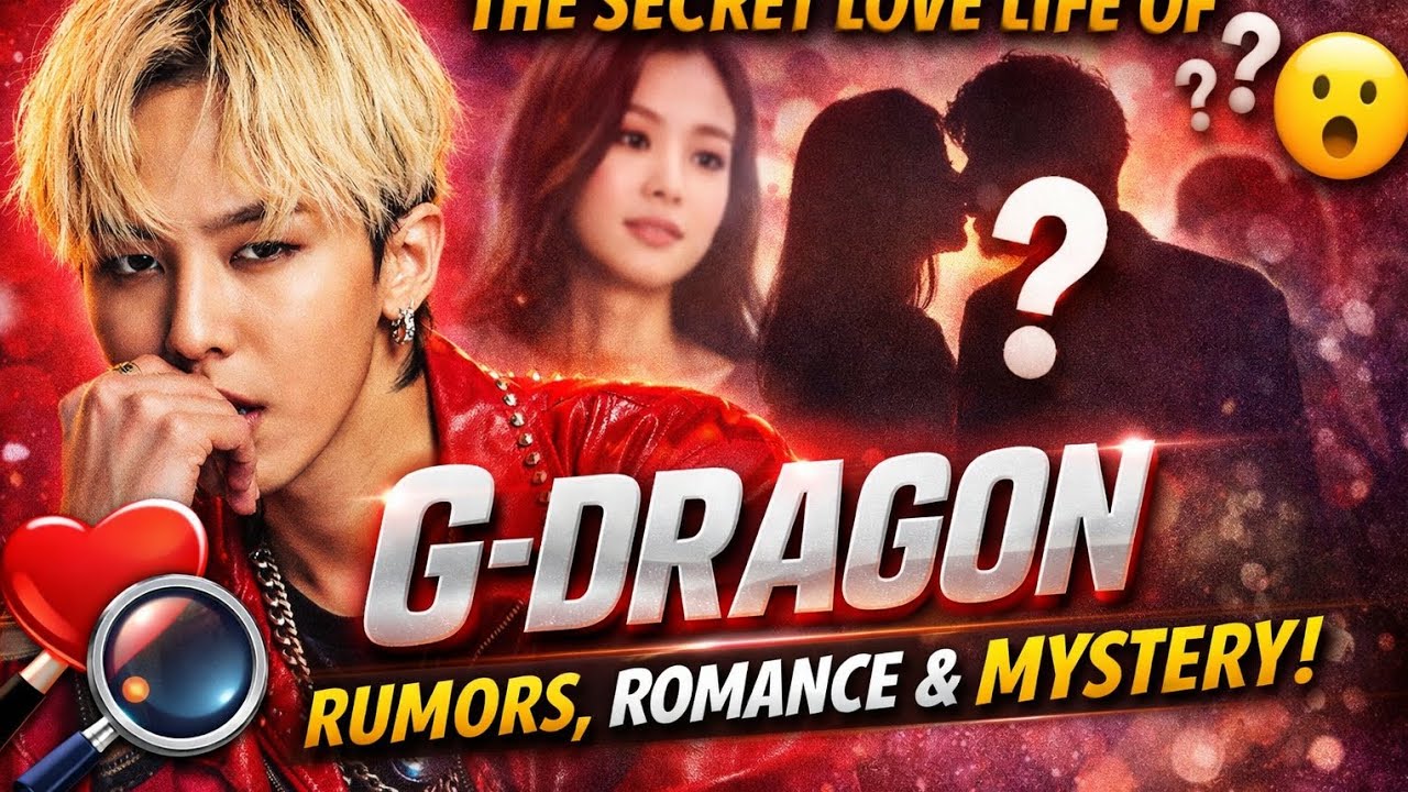 The Secret Love Life of G‑Dragon 😱 Rumors, Romance & Mystery Revealed