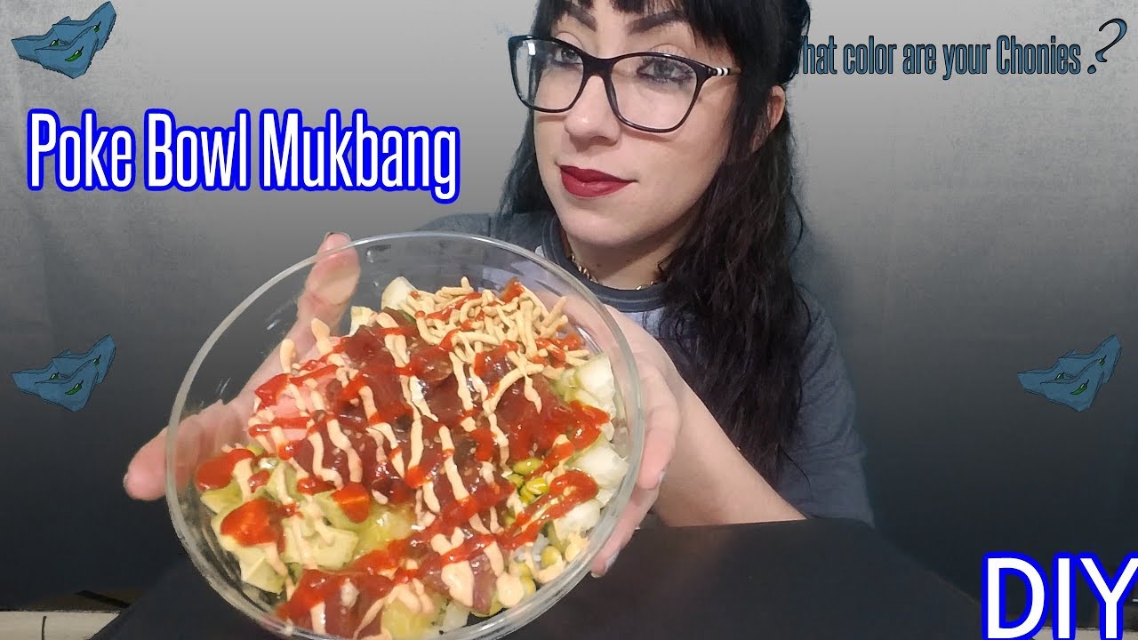 Poke Bowl Mukbang | Make it at home - YouTube