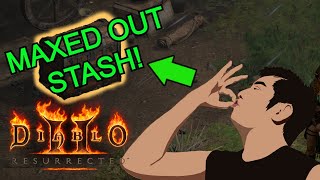 10 million gold gamble on Gheed. worth it? | Diablo 2 Resurrected