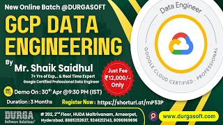 GCP DATA ENGINEERING Online Training @ DURGASOFT