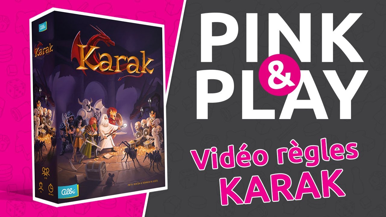 PINK  PLAY   Rgles  10  Karak mon 1er dungeon crawler