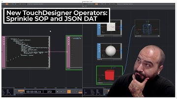 New TouchDesigner Operators Tutorial: Sprinkle SOP & JSON DAT - TouchDesigner Tutorial 030