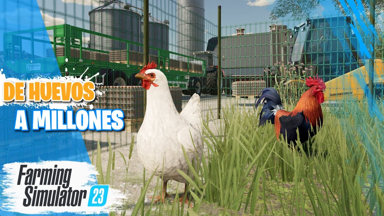 TUTORIAL Como Tener GALLINAS y FABRICA de PANADERÍA | Farming Simulator 23