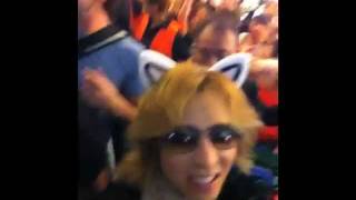 Yoshikitty (X Japan) arrives at the Airport in Taipei