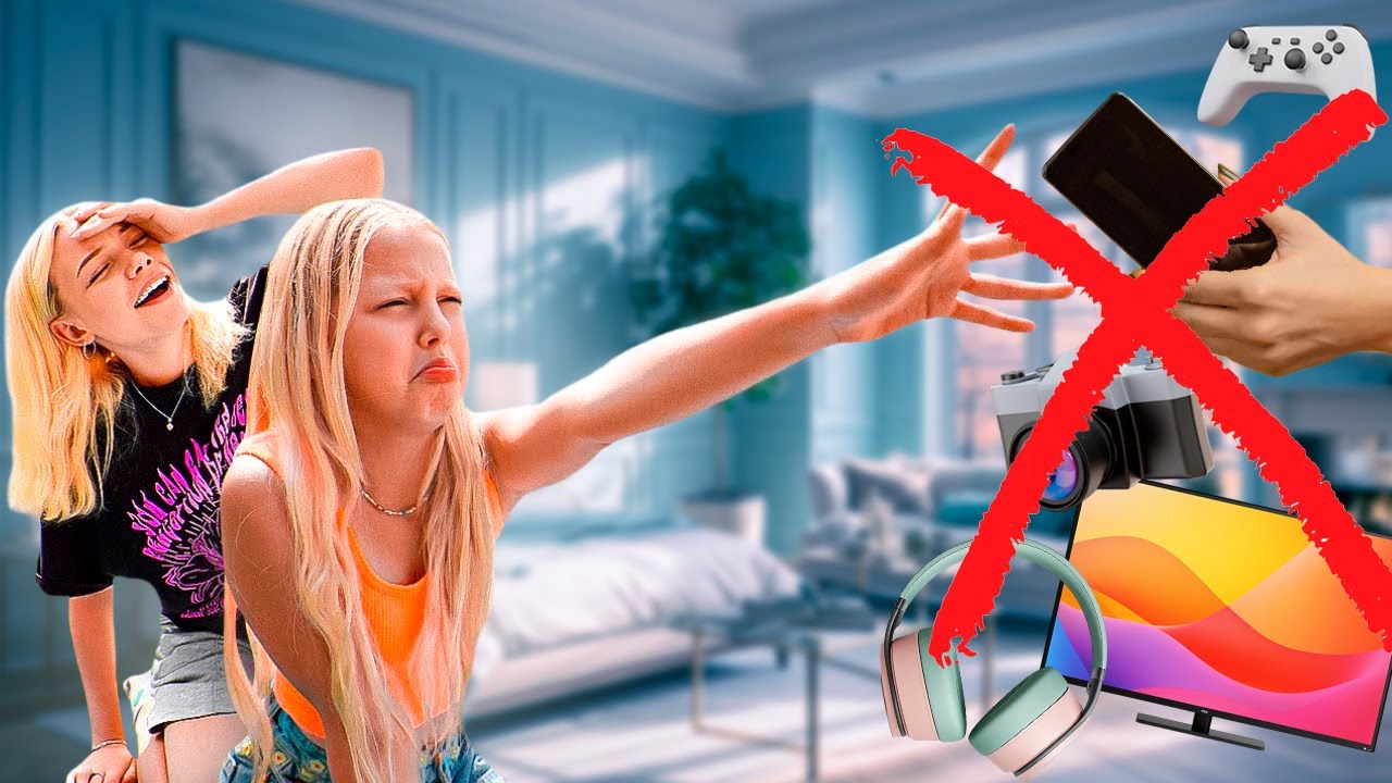 📵 Amelka ZAKÁZALI GADŽETY! Zůstala bez mobilu a tabletu! CHŮVA PRO DĚTÍ!