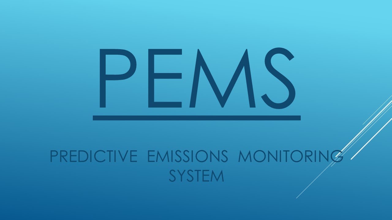 Predictive Emissions Monitoring through data analytics in chemical