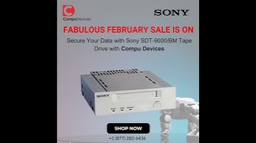 Secure Your Data with Sony SDT-9000/BM Tape Drive! #storage #storagedevices #computerhardware