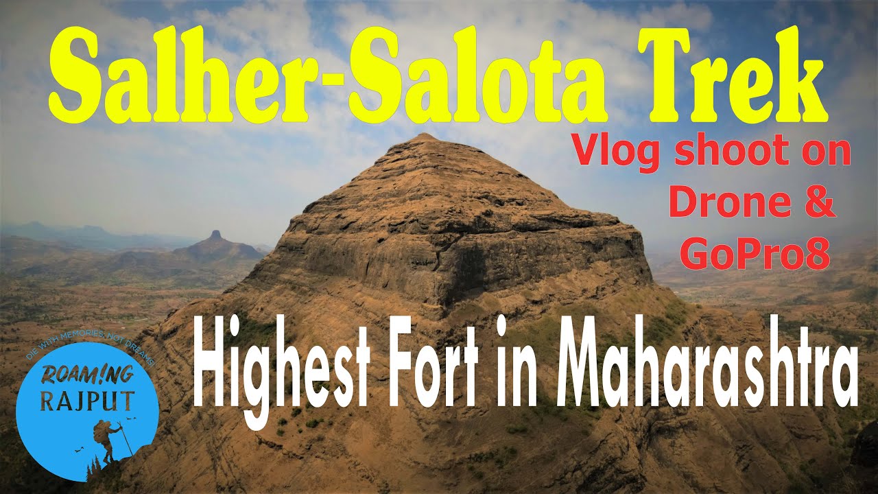 Salher Salota Fort Trek | Complete हिंदी Vlog shoot on DJI Mavic Mini Drone and GoPro8