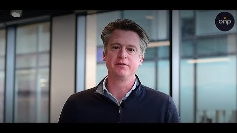 Video with Nick Hale, CEO of ONP Group