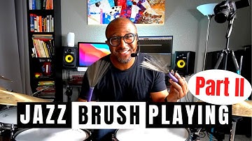 HOW TO PLAY JAZZ BRUSHES: TWO ESSENTIAL BRUSH PATTERNS YOU NEED | Jazz Drummer Q-Tip of the Week