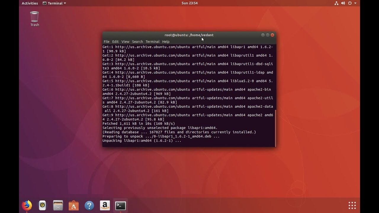 How To Install the Apache Web Server on Ubuntu - YouTube