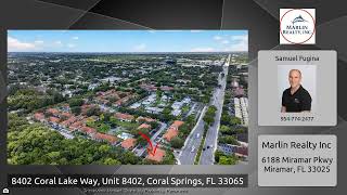8402 Coral Lake Way, CORAL SPRINGS, FL 33065-4664