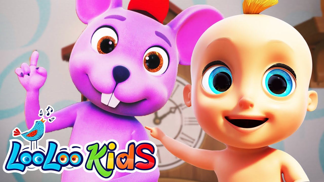 🎵 Hickory Dickory Dock - (Official Video) - LooLoo Kids Nursery Rhymes & Kids Songs