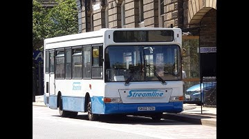 Streamline Buses (Huddersfield) Dennis Dart  SK02 TZX on 371 route to Lindley 23/07/2019