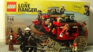 New Lego The Lone Ranger 79108 Review Stagecoach Escape