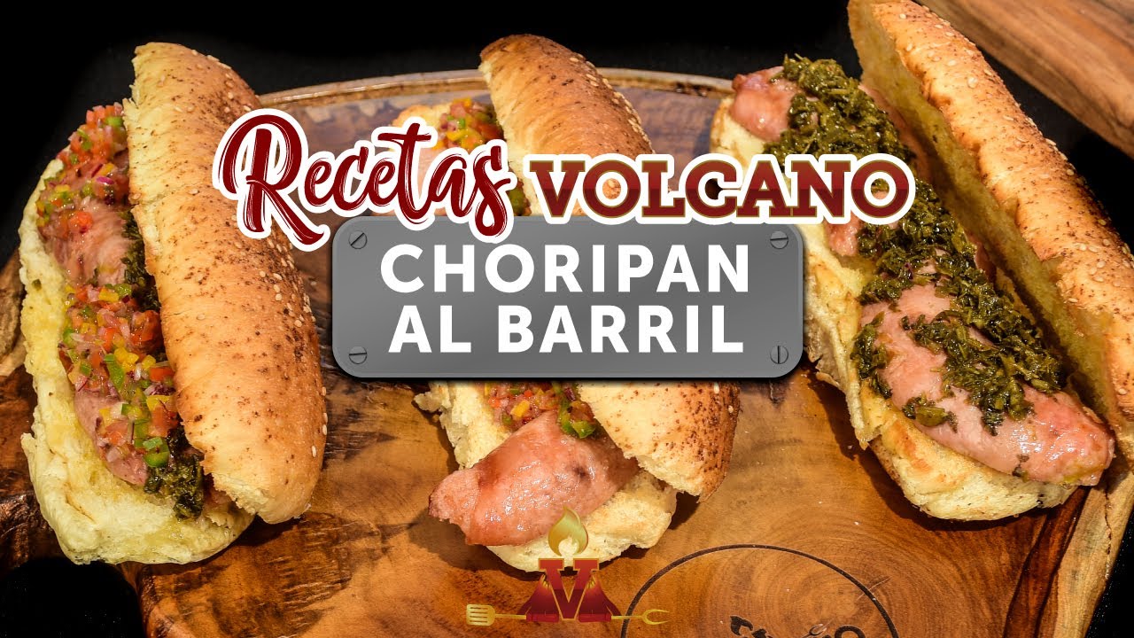 🌭Choripan al barril con 🌋 Volcano Asadores 🔥