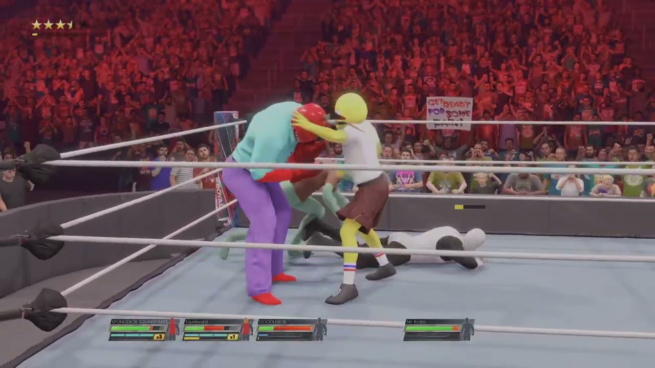 WWE 2K22 Губка Боб Квадратные Штаны Королевская битва
