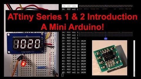 Introduction to ATtiny series 1 and 2 microcontrollers