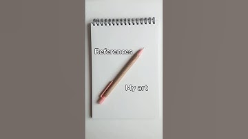 References 😌 vs My art 🎨 #art #drawing #reference #shorts #india #viral #transformation #reels