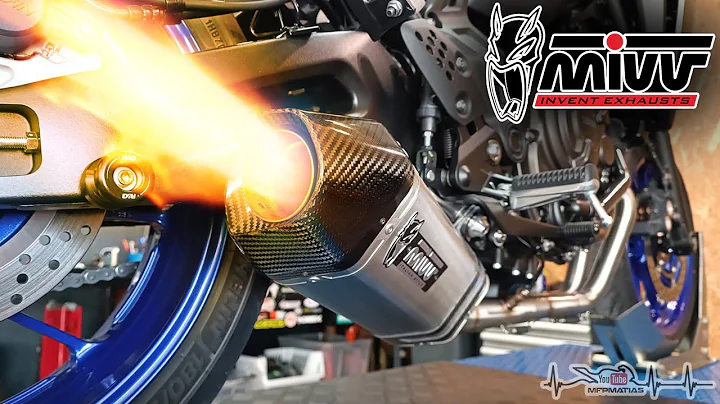 MIVV Speed Edge FULL EXHAUST | Yamaha Tracer 7 | Install + Sound!