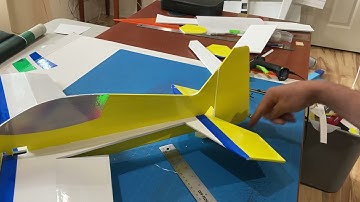 Foam Board RC Profile 3D Sport Plane Build DIY