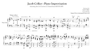 Jacob Collier: Piano Improvisation (Transcription) (Keyscape) chords