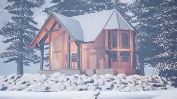 Winter Cabin Student Project // Unreal Engine 4.23