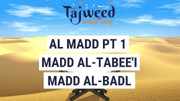 Theory Lesson 13 - Al Madd Pt 1 (Al-Tabee