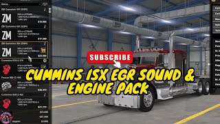 [ATS 1.48] CUMMINS ISX 40 EGR Sound & Engine Pack