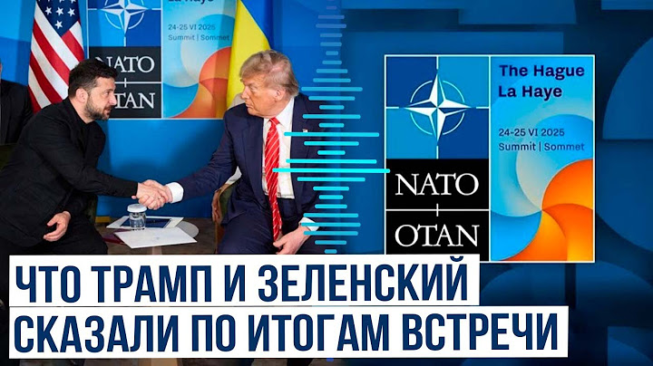 Состоялись встреча Трампа и Зеленского в Гааге и пресс-конференция лидера США
