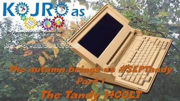 The Tandy 1400 LT. Autumn brings us SepTandy, Part 1