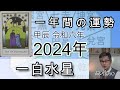 一白水星【2024年の運勢】 九星 タロット【一年間の運勢】占い