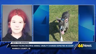 Woman charged in animal cruelty case due back in court today; Monday's hearing postponed due to