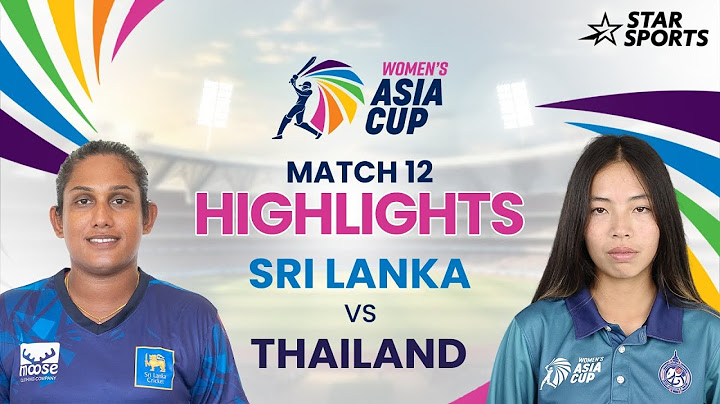 Women's Asia Cup Highlights | Dominant Sri Lanka win big | #WomensAsiaCupOnStar