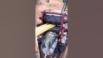 A simple smart tool that is useful for squeezing sugar cane #shorts