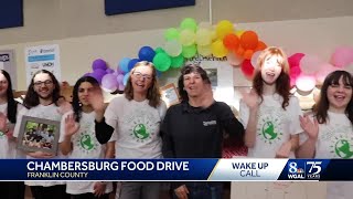 Chambersburg Food Drive has a Wake Up Call for WGAL News 8 Today Resimi